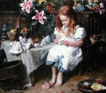 Kinder Werke - Lillies und Tee MW Impressionismus
